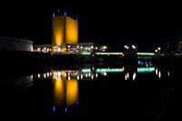 Museum Groningen bei Nacht