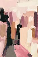 Abstrakte Stadt in Pastell"