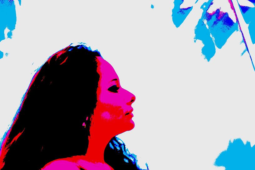 Prachtige Peruaanse vrouw by Gerrit Neuteboom