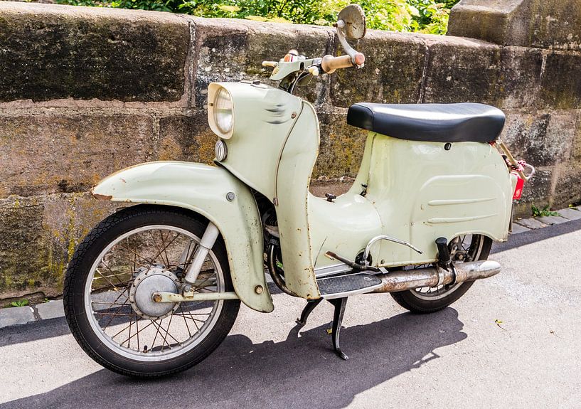 Simson Schwalbe Moped from East Germany by Animaflora PicsStock