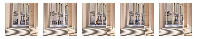 Fünfteiliges Berlin, Bewegung in der Stadt von Jenco van Zalk