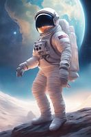 Astronaute en grand voyage