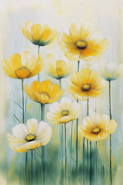 Yellow flowers by Bert Nijholt