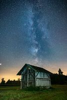 Hut onder de sterrenhemel