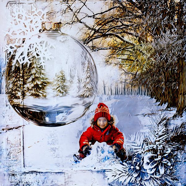 Snowy Christmas season by Helga Blanke