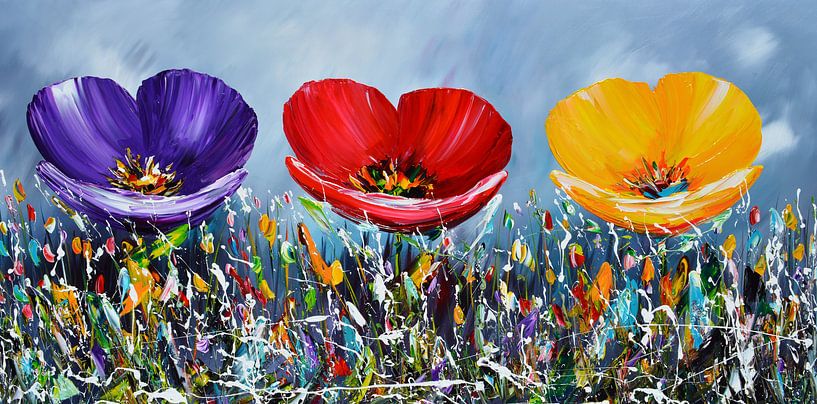 Flowers by Gena Theheartofart