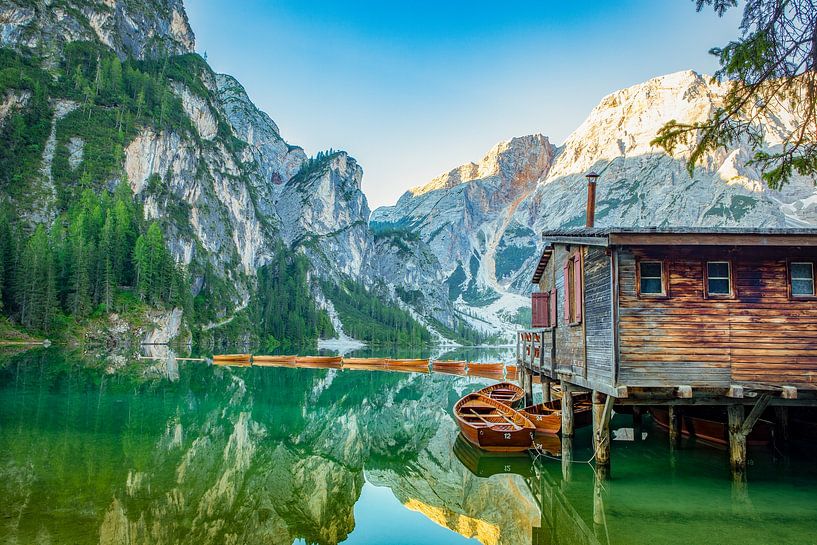 Lago di Braies I par Leo van Valkenburg