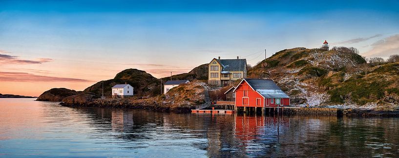 The fishing village of Morsundet on Harøya, Norway by qtx