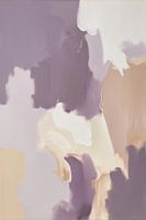 Abstract schilderij met zachte kleuren