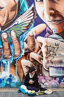 Ecuador, kleurrijk straatportret met graffiti