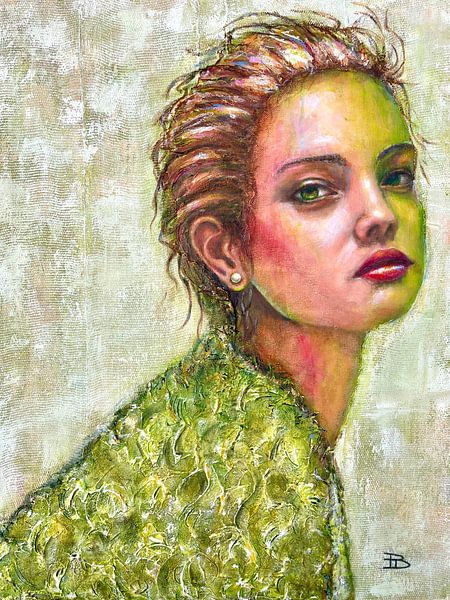 Das Mädchen mit dem Perlenohrring von Dominique Clercx-Breed