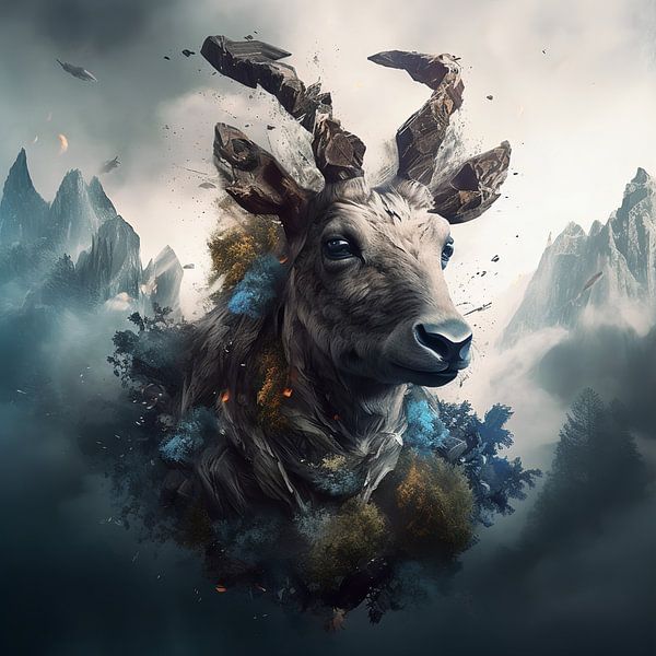 Picturesque Ibex von YArt