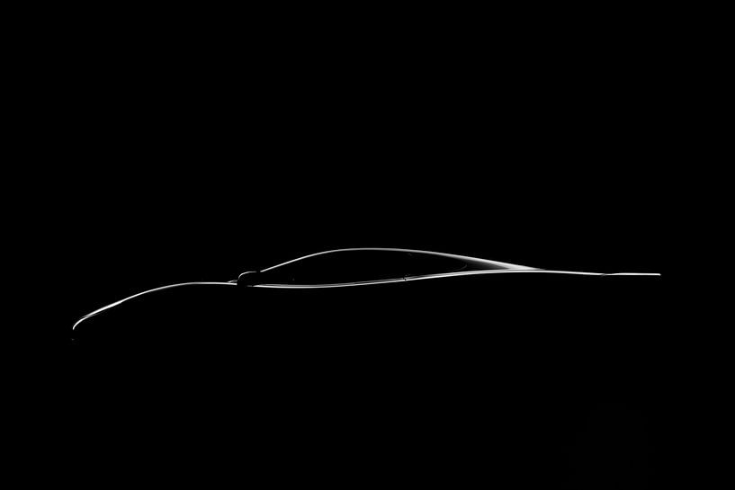 Jaguar XJ220 Silhouette von Willem Verstraten