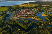 Naarden Vesting vanuit de lucht