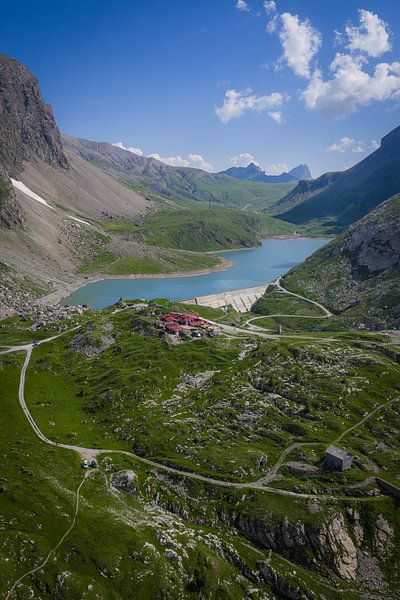 Drohnenaufnahme von Sanetsch von Sander de Vries