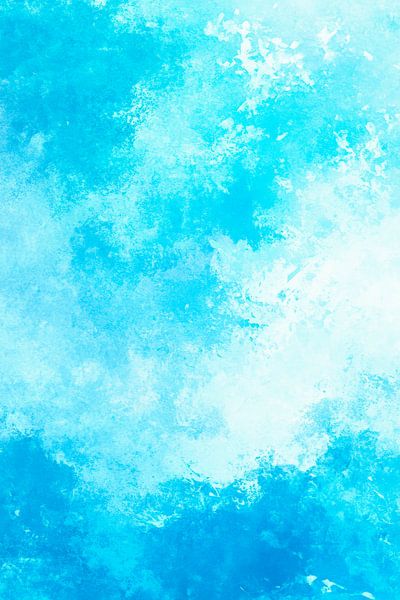 Nuages couleur d'eau dans le ciel par Poster Art Shop
