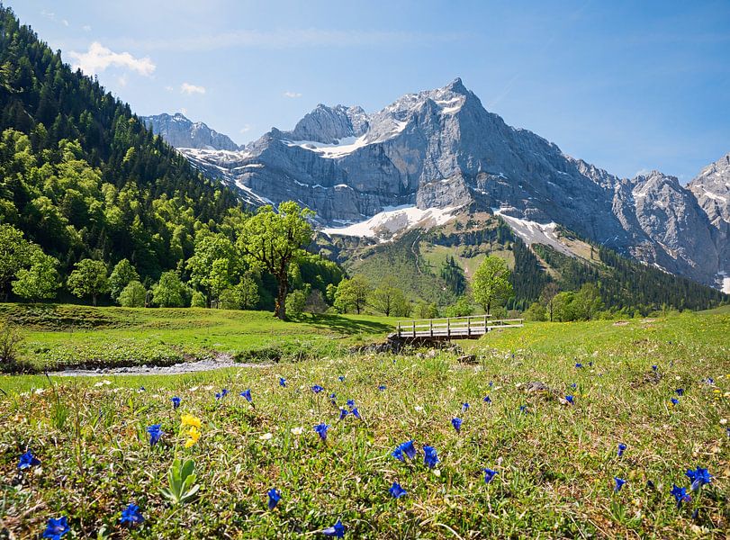 Ahornboden valley in spring, Karwendel mountains, austria by SusaZoom