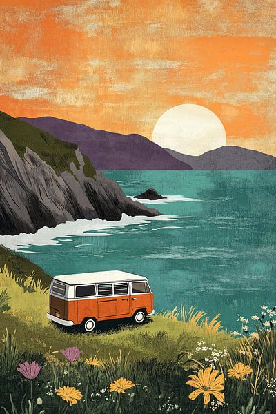 Vanlife in Pink no.2 by Studio BB