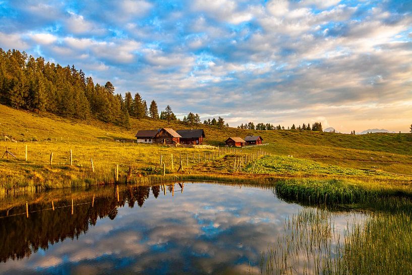 Die Hütten auf der Lackenalm von Christa Kramer