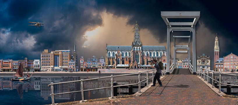 Haarlem . Cityscape by Aad Trompert