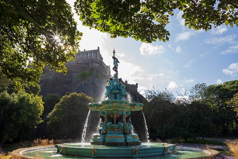 Ross Fountain, Princes Street Gardens West, Edinburgh, Scotland, by Arch White
