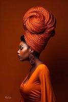 Extraordinary Coiffures - Orange Twirl