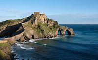 Vue sur San Juan de Gaztelugatxe en Espagne