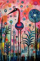 Vermeintlicher Flamingo