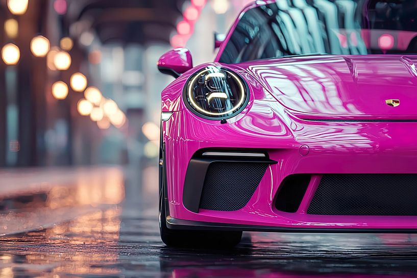 Porsche 911 GT3 rose par PixelPrestige