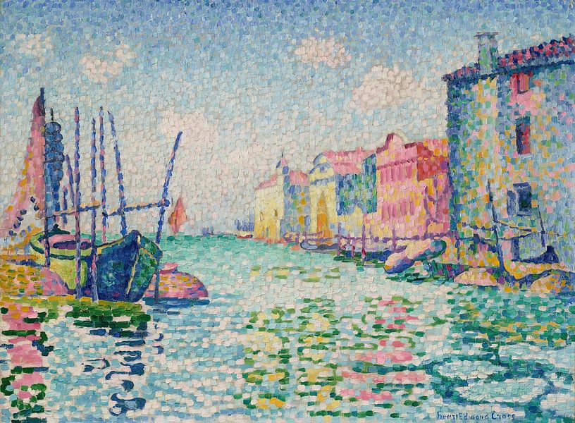Henri-Edmond Cross - Canale Ponte Lungo (1903-1905) by Peter Balan