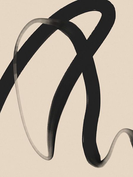 Black Strokes No 25 von Treechild