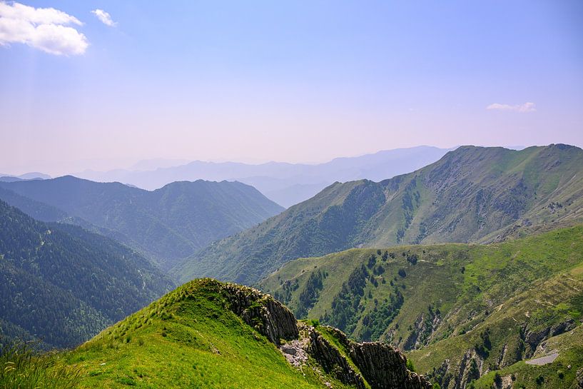 Mountain landscape in Parc national du Mercantour in the Alps by Sjoerd van der Wal Photography