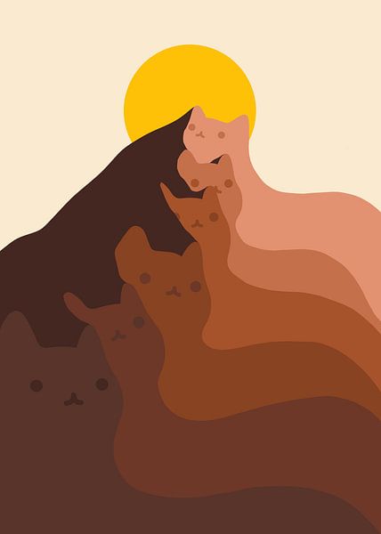 Montagne des chats par Humane