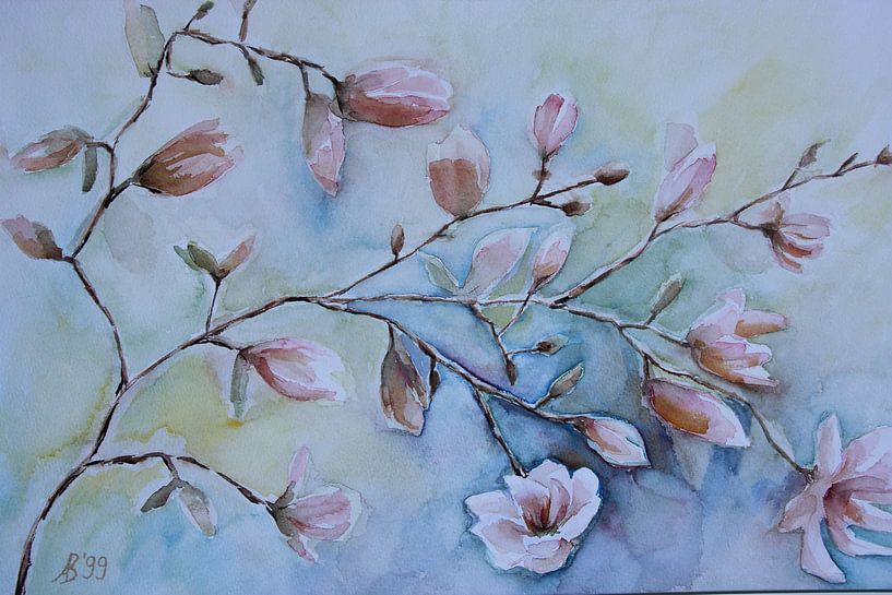 Magnolienblüte von Anja Zinken Bertens