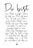 Du bist...