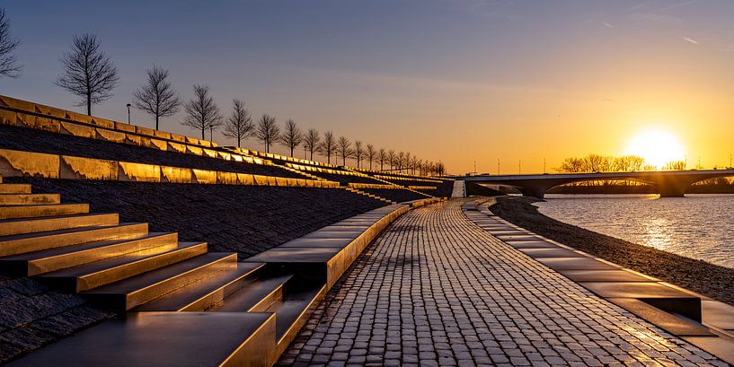 Golden sunrise Lentse Warande by Henk Kersten