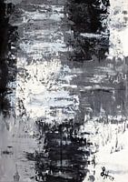 Les carrés IV en noir et blanc