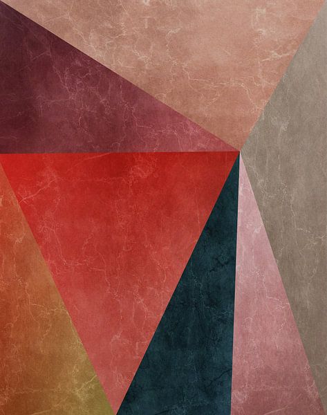 Connected triangles by Angel Estevez