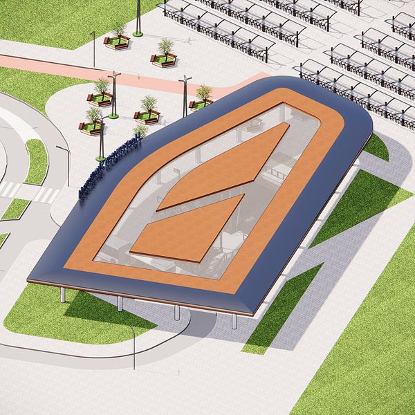 Heerenveen Skoatterwâld station by Pat Carbin