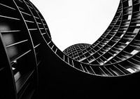 Abstract capture of Axel Towers in Copenhagen