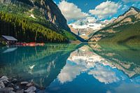 Lake Louise spiegelbeeld