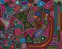 World Family - Dot Art Painting Tessa Smits