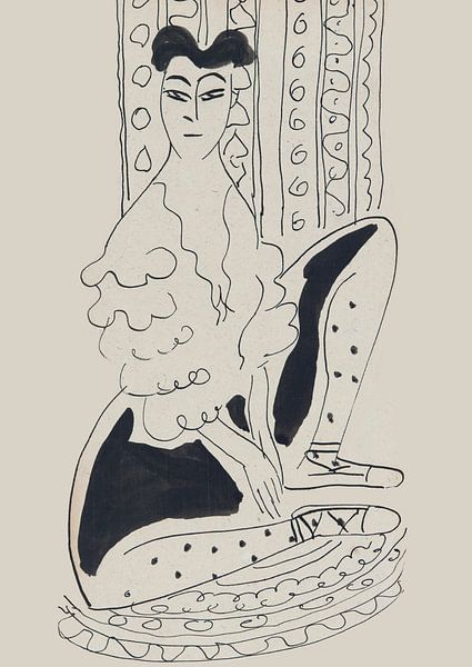 Janet a la Matisse von WEST EGG designs