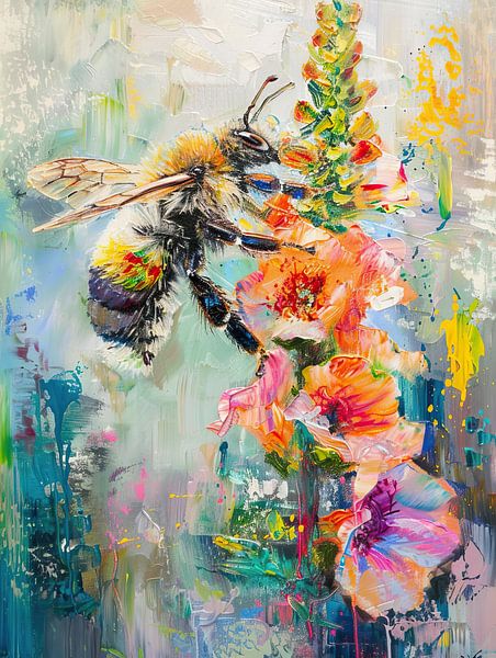 Bee painting by Wonderful Art