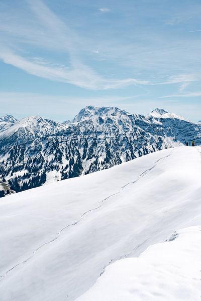 Vue hivernale sur le Gaishorn au Tyrol par Leo Schindzielorz