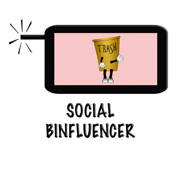 Der soziale Binfluencer. von Grüntyers .