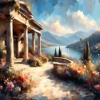 Un manoir grec romantique : Beauté intemporelle