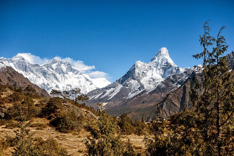 Mount Everest und Ama Dablam  von Thea.Photo