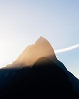 Sunset Mountain peak at New Zealand | Golden Hour