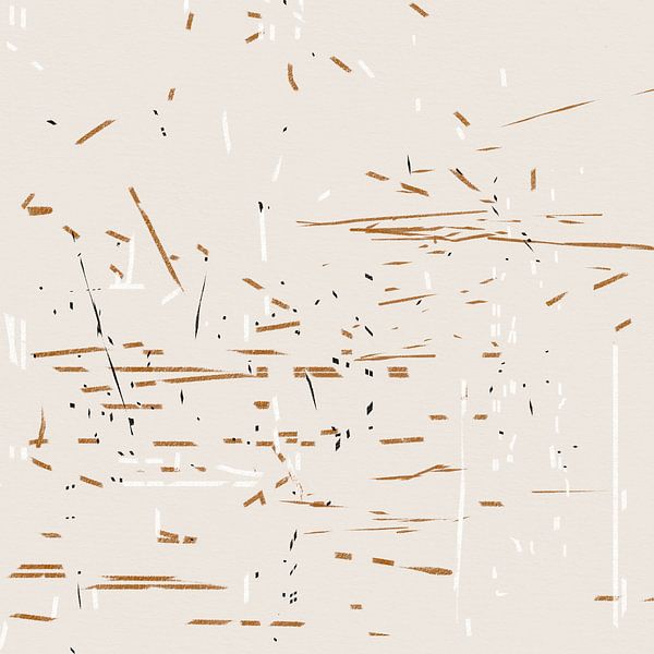 Nachtgedanken 2 | Abstrakter Minimalismus von Menega Sabidussi